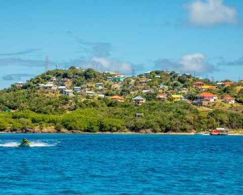 Mayreau från havet