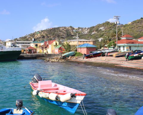 Mayreau - hamnen